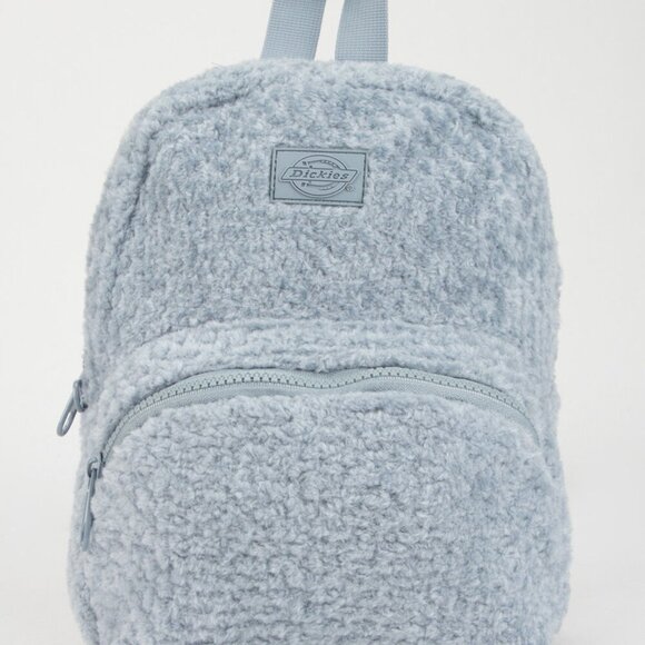 Dickies New Blue Fuzzy Soft Sherpa Mini Backpack Dolls Kill - Picture 2 of 12